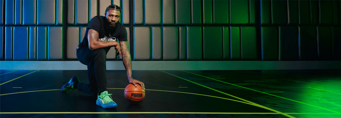 Basketbaloutfits Basketbalsporttruien PUMA